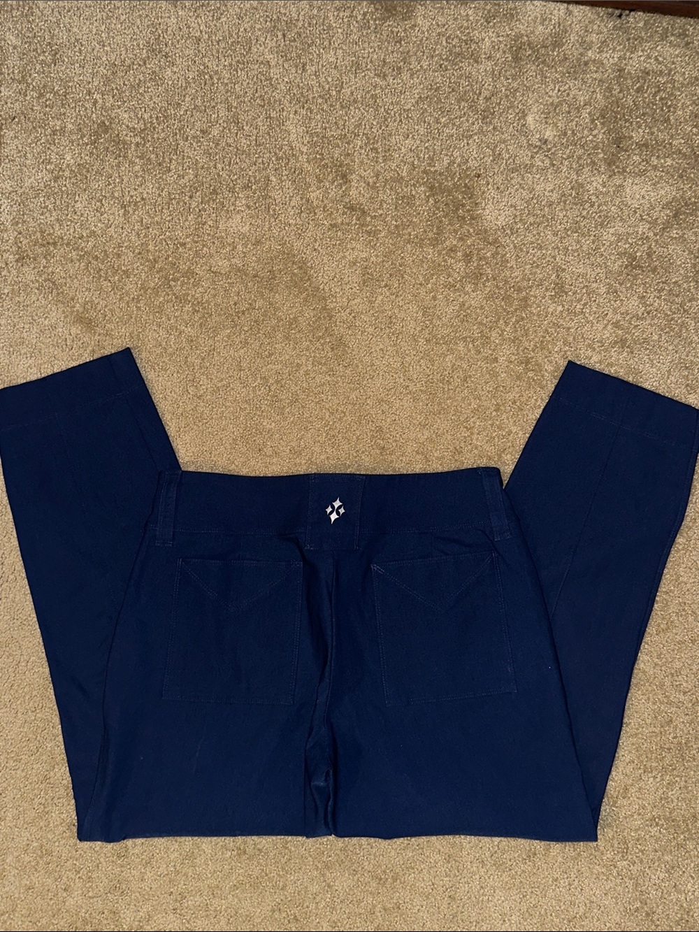 Jofit Royal Blue Cropped Active Pants